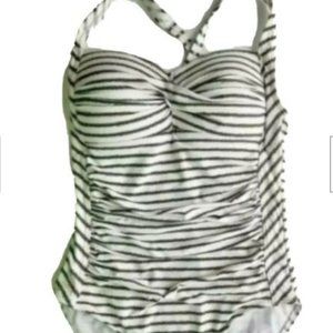 NIPTUCK Swimsuit Sea Level Paloma Charcoal White 4